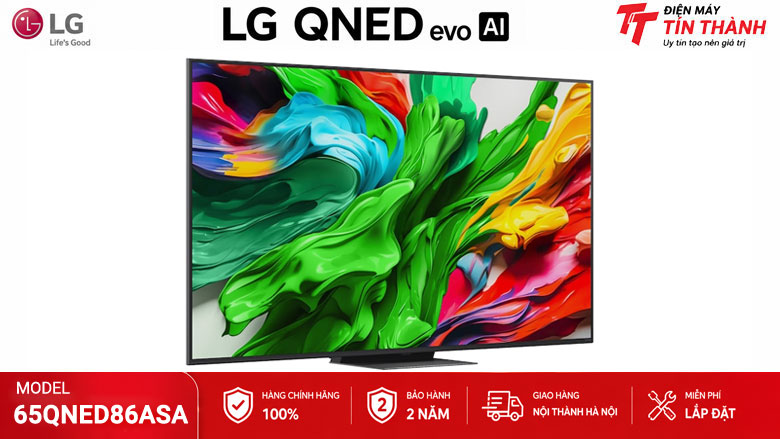 LG 65QNED86ASA phù hợp phòng khách gia đình, xem bóng đá, Netflix, thể thao, gaming 144Hz