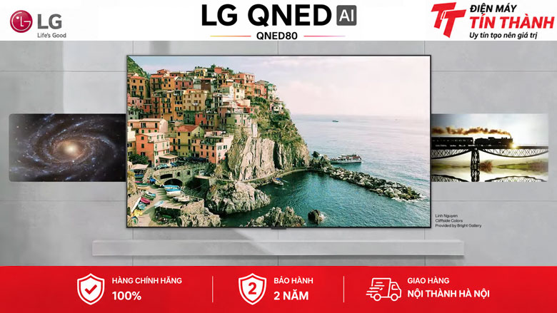 LG Gallery Plus trên Smart Tivi QNED LG AI 4K 75 Inch 75QNED80ASA