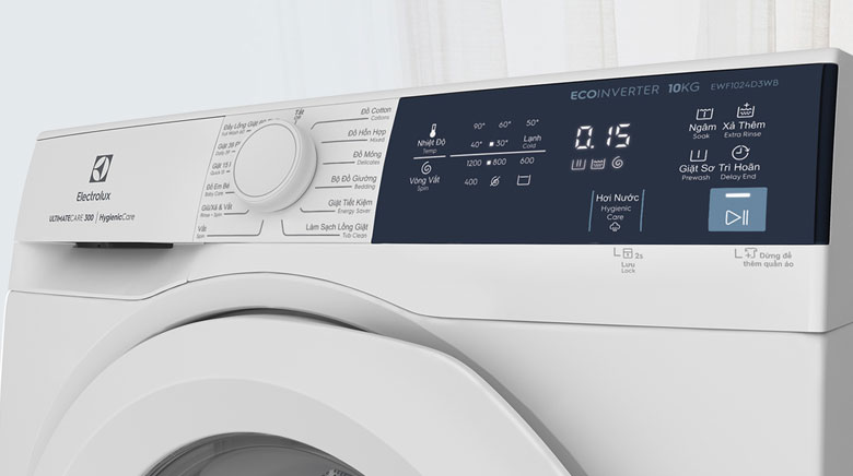 Máy giặt Electrolux EWF1024D3WB - Tổng quan thiết kế
