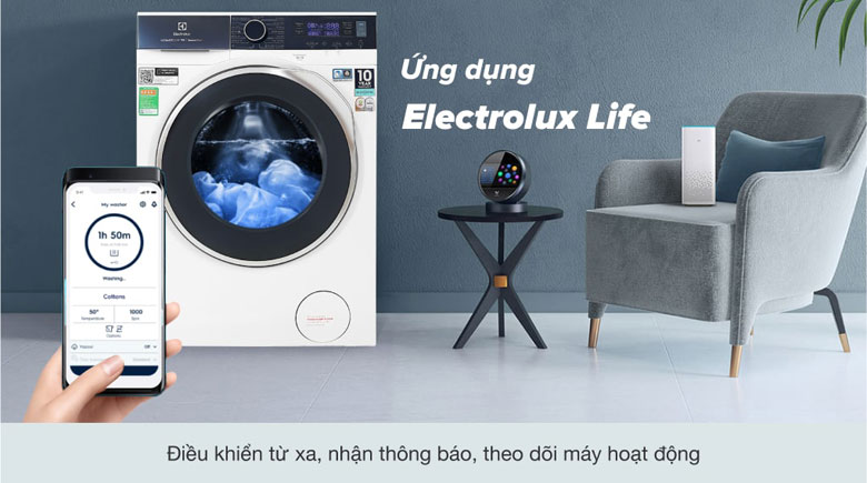 Máy giặt Electrolux giá rẻ - Ứng dụng Electrolux Life giúp điều khiển máy giặt từ xa dễ dàng