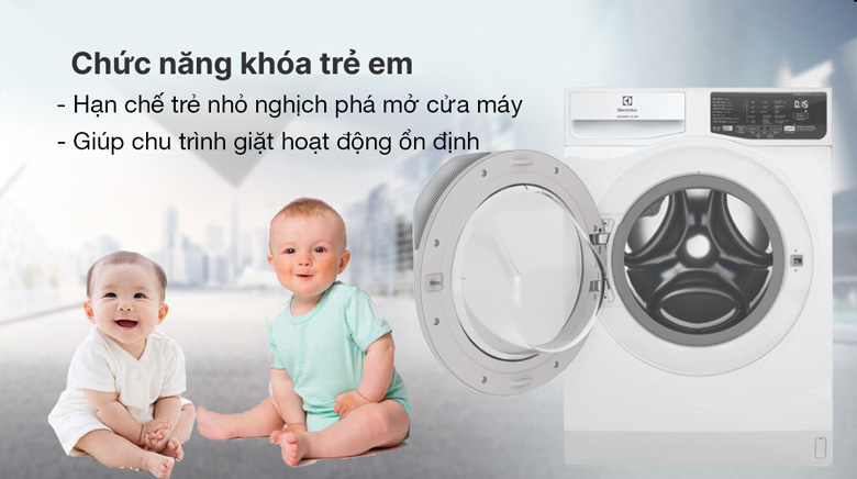 Máy giặt Electrolux 9kg - Tiện ích