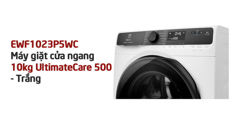 máy giặt Electrolux UltimateCare 500 Inverter 10 kg EWF1023P5WC