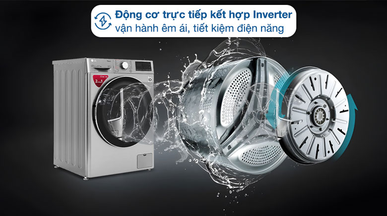 Máy giặt LG 9kg - Công nghệ tiết kiệm điện