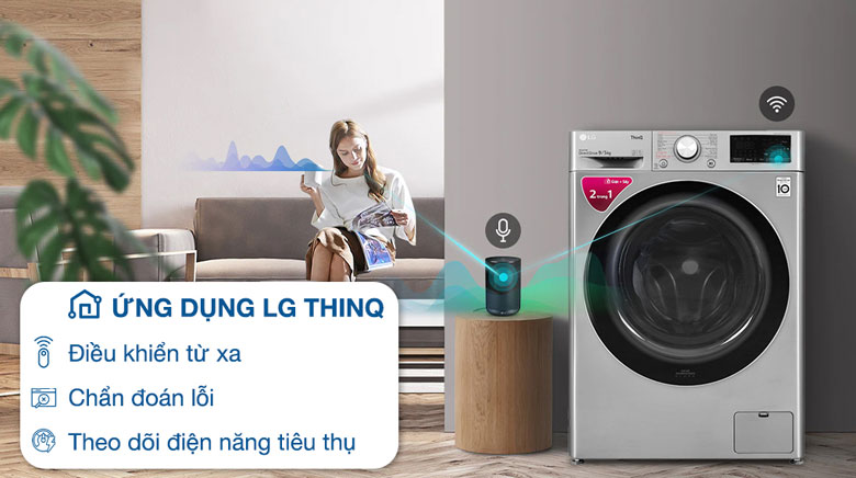 Điều khiển từ xa qua qua ứng dụng LG ThinQ