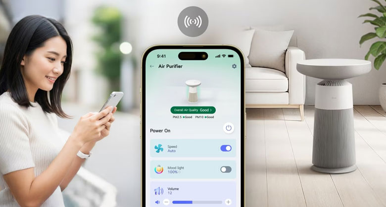 LG AS20GSHU0 hỗ trợ LG ThinQ và Smart Diagnosis