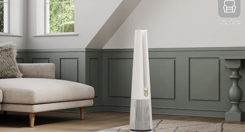 Máy lọc không khí LG FS15GPBK0 - Thiết kế AeroTower HIT