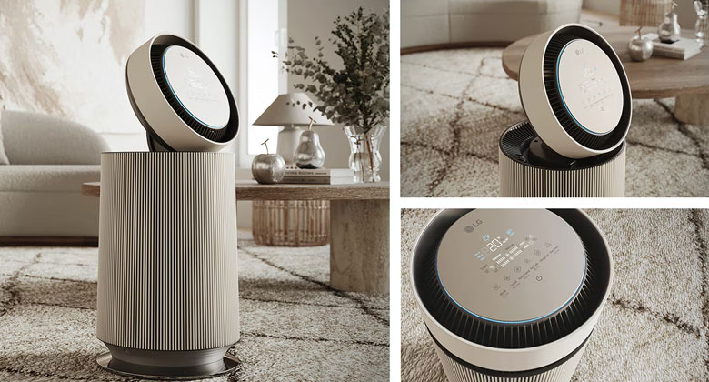 Máy lọc không khí LG AS65GDBY0 - Thiết kế PuriCare 360 Alpha Single