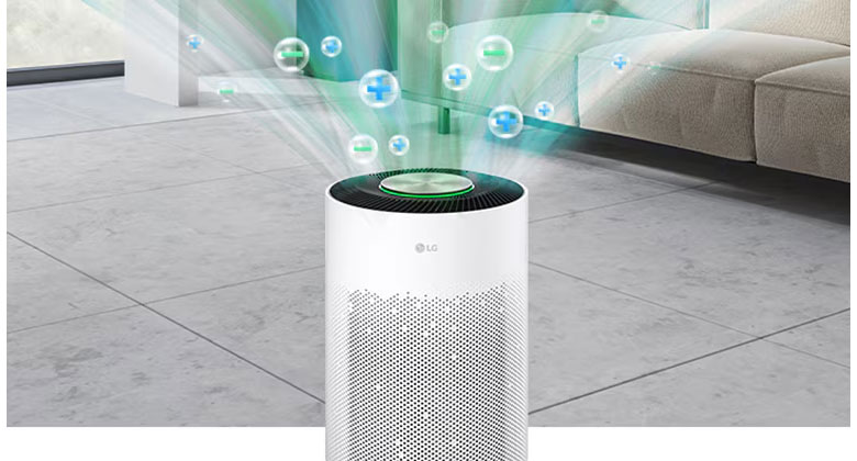 máy lọc không khí LG AS60GHWG0 lọc bụi từ PM0.01 đến PM10