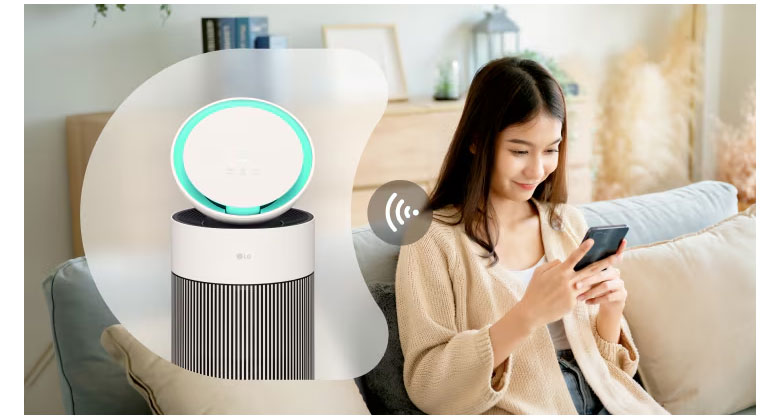 Máy lọc không khí LG PuriCare Aero Booster AS55GGSY0 - Tiện ích thông minh