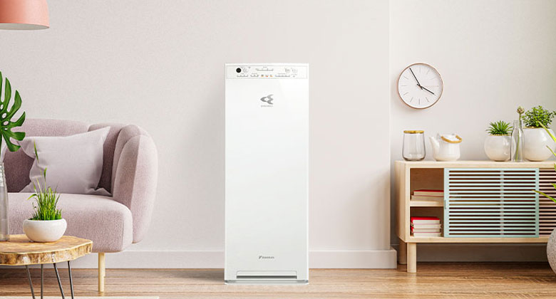Daikin MCK555AVMVW - Thiết kế dạng tháp màu trắng cho phòng 41m²