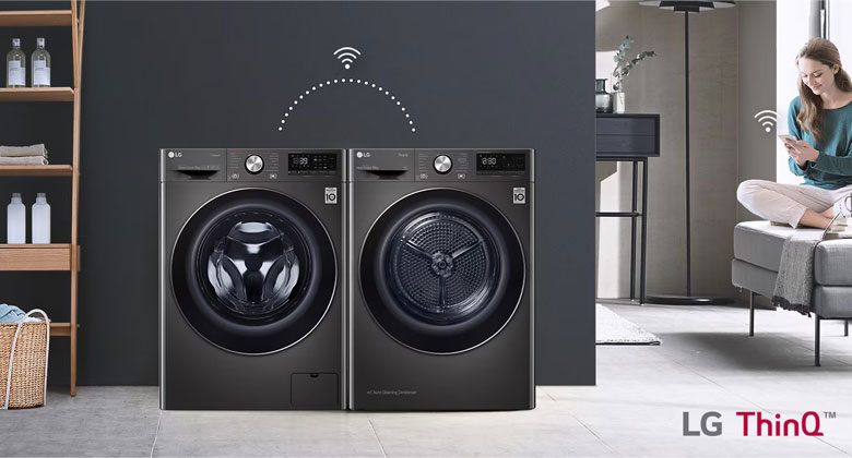 Giá máy sấy LG - Ghép nối thông minh hơn