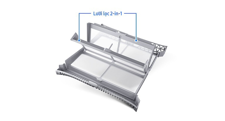 Máy sấy bơm nhiệt Samsung Bespoke AI 9 kg DV90BB9440GH/SV - Lọc sạch xơ vải và bụi bẩn