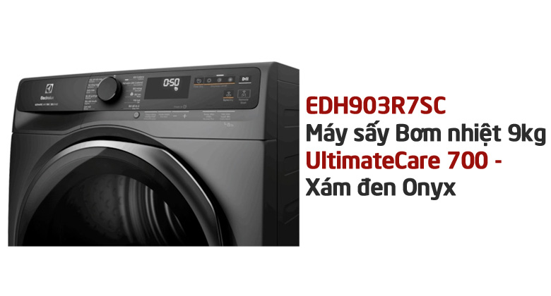 Máy sấy quần áo bơm nhiệt Electrolux 9 kg EDH903R7SC giá bao nhiêu, có gì mới? Tính năng nào nổi bật?