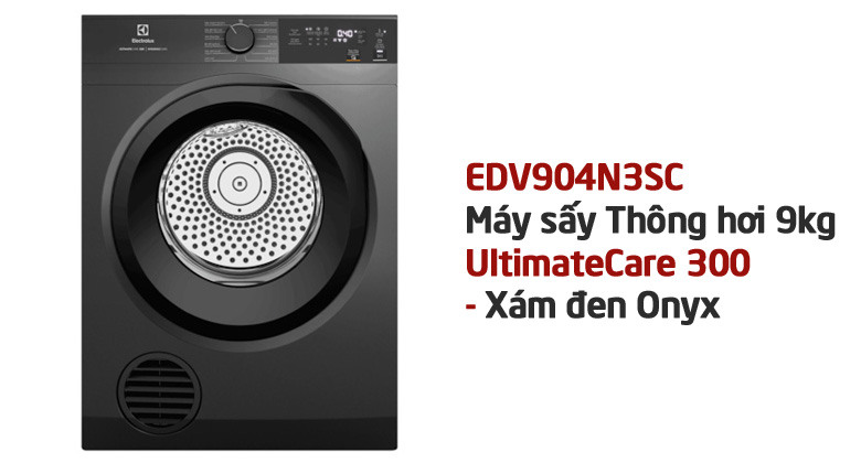 Máy sấy thông hơi Electrolux UltimateCare 9 kg EDV904N3SC