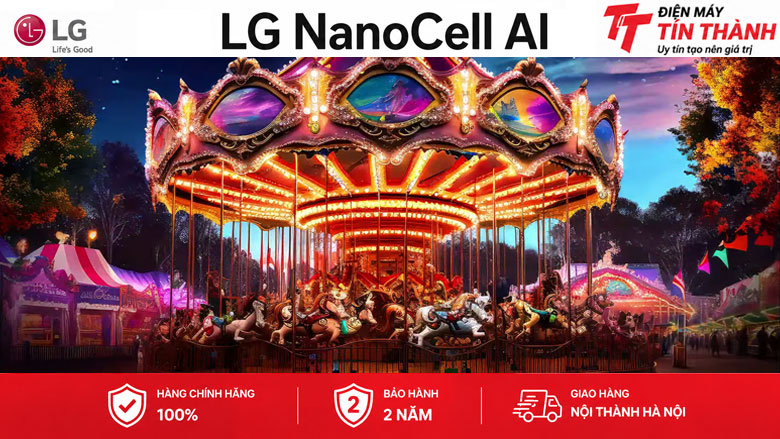 Smart Tivi NanoCell LG AI 4K 65 inch 65NANO80ASA - Dải màu Nano Color 