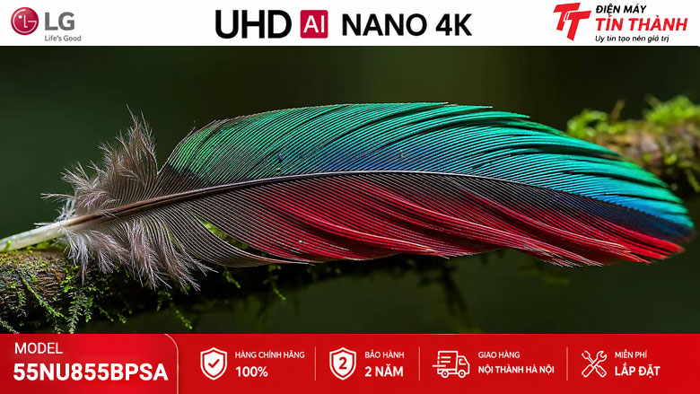 Nano Detail Enhancer trên Smart Tivi LG AI 4K 55 Inch 55NU855BPSA