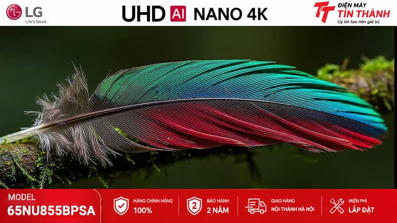 Smart Tivi LG AI 4K 65 inch 65NU855BPSA - Nano Detail Enhancer
