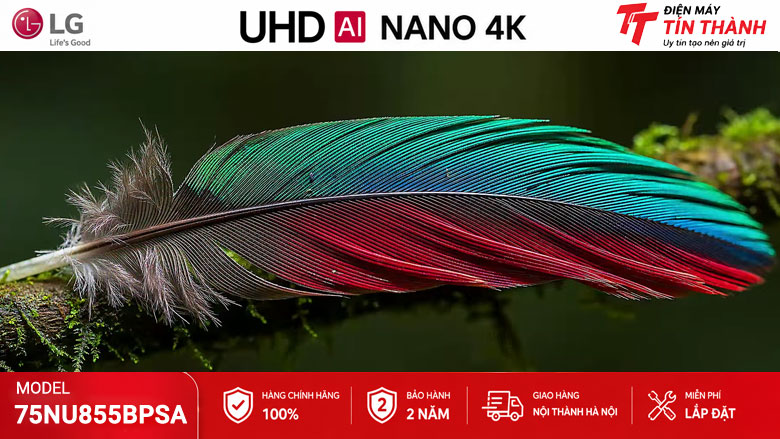 Smart Tivi LG AI 4K 75 inch 75NU855BPSA - Nano Detail Enhancer