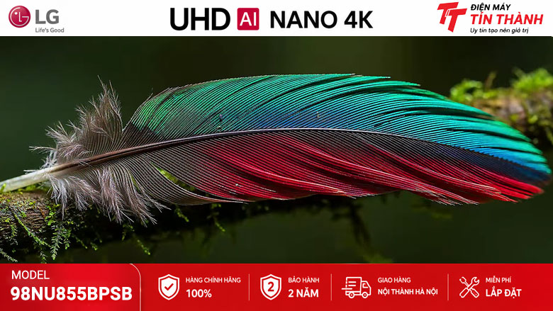 Nano Detail Enhancer trên Smart Tivi LG AI 4K 98 Inch 98NU855BPSB