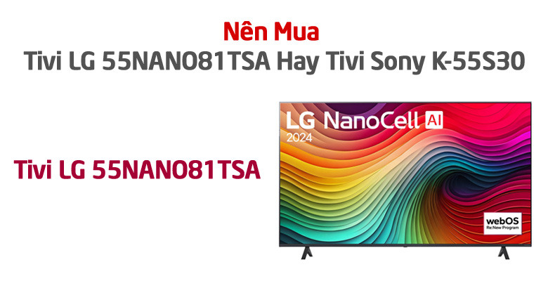 Tivi LG 55NANO81TSA
