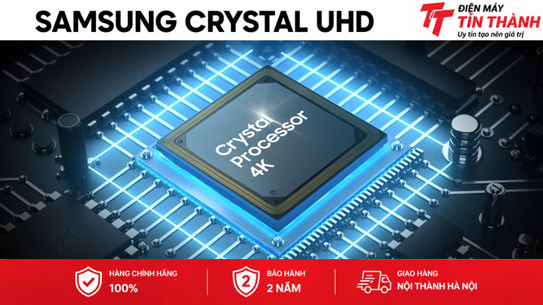 Smart Tivi Crystal UHD Samsung AI 4K 43 inch UA43U8000H - Crystal Processor 4K