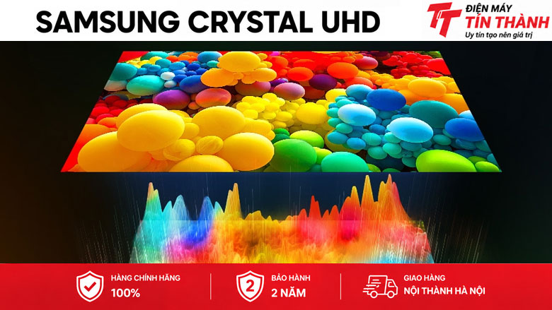 Smart Tivi Crystal UHD Samsung AI 4K 43 inch UA43U8000H - HDR và PurColor
