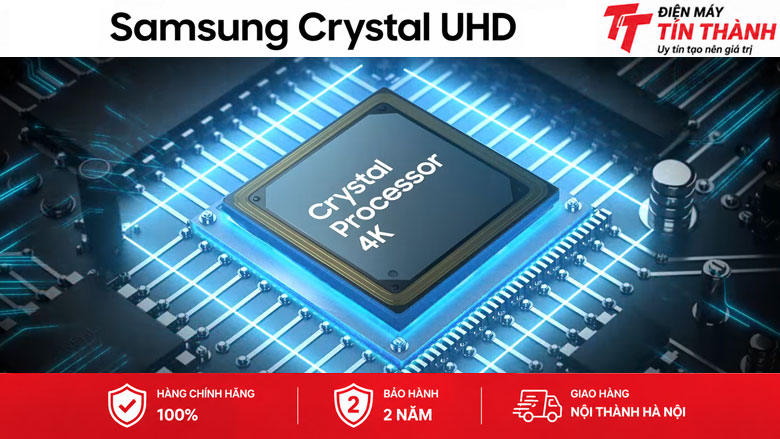 Smart Tivi Crystal UHD Samsung AI 4K 55 inch UA55U8500H - Bộ xử lý Crystal 4K