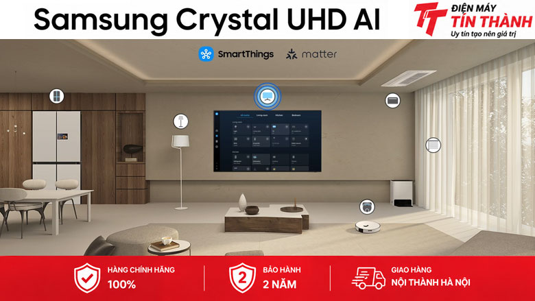 Smart Tivi Crystal UHD Samsung AI 4K 98 inch UA98U9500H - Tiện ích