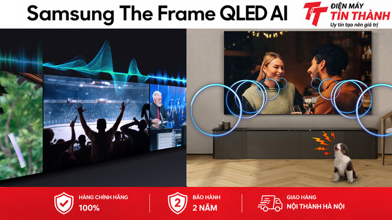 Smart Tivi Khung Tranh The Frame QLED Samsung AI 4K 65 inch QA65LS03HE - Công nghệ âm thanh