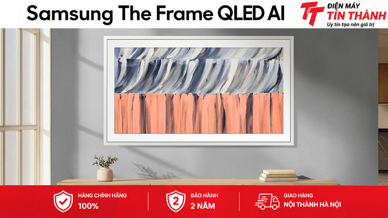 Smart Tivi Khung Tranh The Frame QLED Samsung AI 4K 65 inch QA65LS03HE - QLED 4K