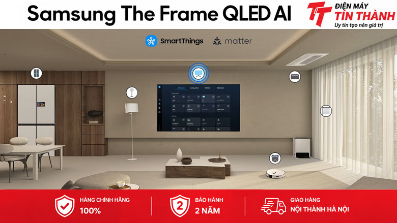Smart Tivi Khung Tranh The Frame QLED Samsung AI 4K 65 inch QA65LS03HE - Tiện ích
