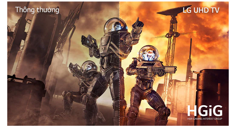 55UT801C0SB - HGiG, Đắm chìm vào trò chơi