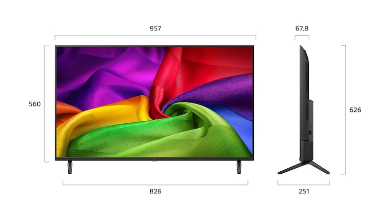 Smart Tivi LG AI 4K 43 inch 43NU805BPSC thiết kế, xuất xứ và bảo hành