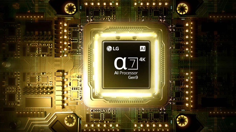 50NU855BPSA LG - Bộ xử lý AI alpha 7 4K Gen 9