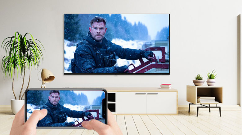 Tivi LG 55 inch - Magic Remote, LG ThinQ và AirPlay 2