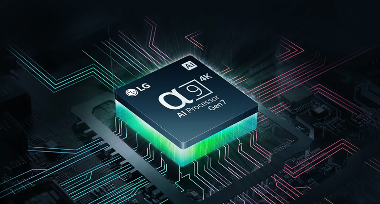 LG 55C4PSA - bộ xử lý α9 AI Processor 4K Gen7