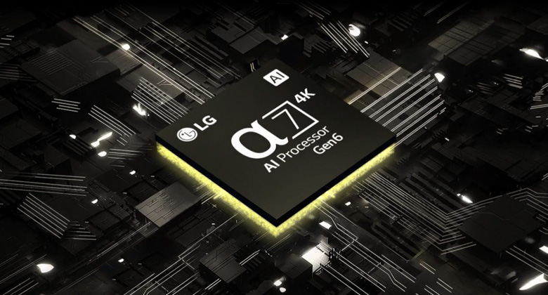 Tivi LG 55QNED80SRA - Bộ xử lý α7 AI 4K Gen6