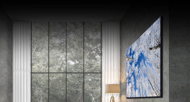 55UQ7550PSF - thiết kế màn hình 55 inch