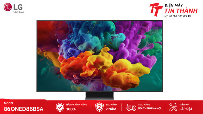 Smart Tivi LG 86QNED86BSA có phù hợp phòng khách rất rộng không?