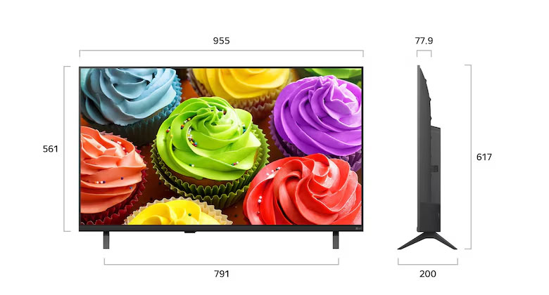 Smart Tivi LG AI Full HD 43 inch 43LB6550PSA thiết kế
