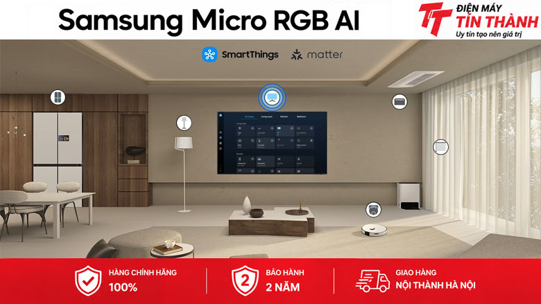 Smart Tivi Micro RGB Samsung AI 4K 65 inch MRA65R85HA - Tiện ích