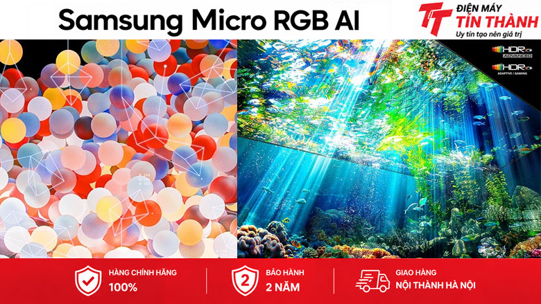 Smart Tivi Micro RGB Samsung AI 4K 75 inch MRA75R85HA - Micro RGB HDR+