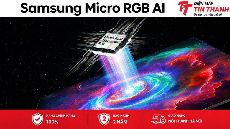 Smart Tivi Micro RGB Samsung AI 4K 75 inch MRA75R95HX - Công nghệ hình ảnh