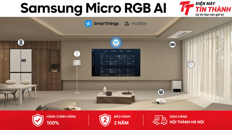 Smart Tivi Micro RGB Samsung AI 4K 85 inch MRA85R95HX - Tiện ích
