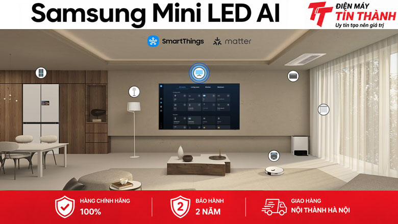 Smart Tivi Mini LED Samsung AI 4K 100 inch UA100M90H - Tiện ích