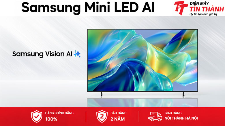 Smart Tivi Mini LED Samsung AI 4K 43 inch UA43M1EHA - Thiết kế