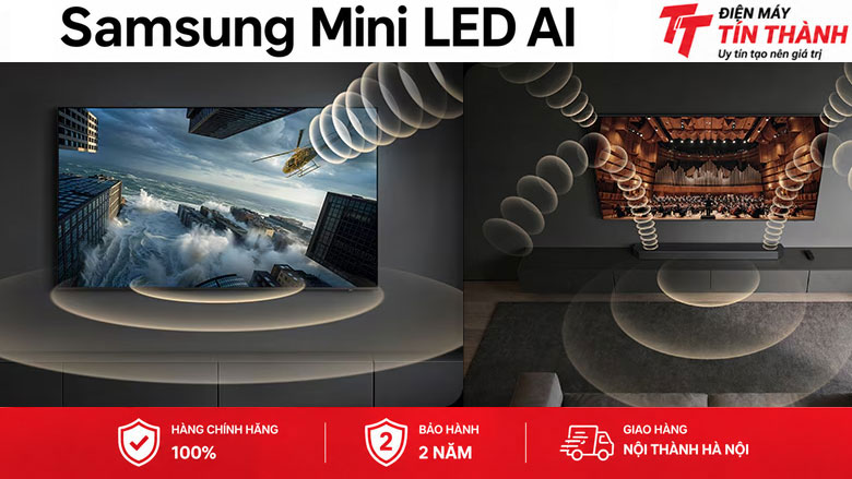 Smart Tivi Mini LED Samsung AI 4K 43 inch UA43M71HA - Công nghệ âm thanh