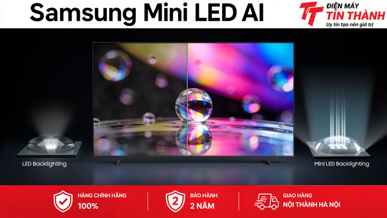 Smart Tivi Mini LED Samsung AI 4K 65 inch UA65M71HA - Mini LED