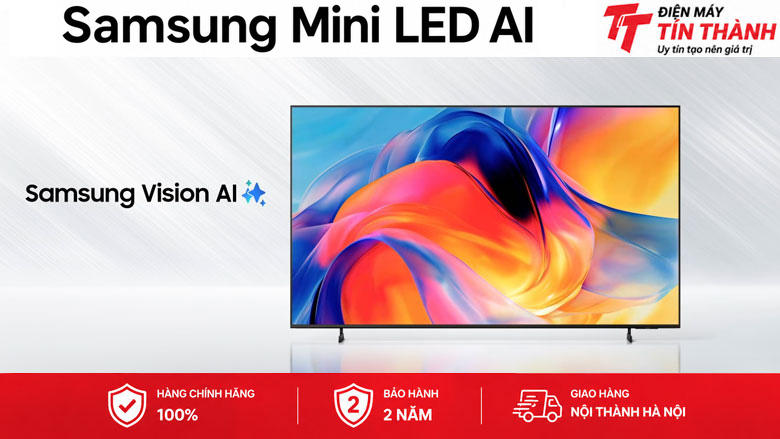 Smart Tivi Mini LED Samsung AI 4K 65 inch UA65M71HA - Thiết kế