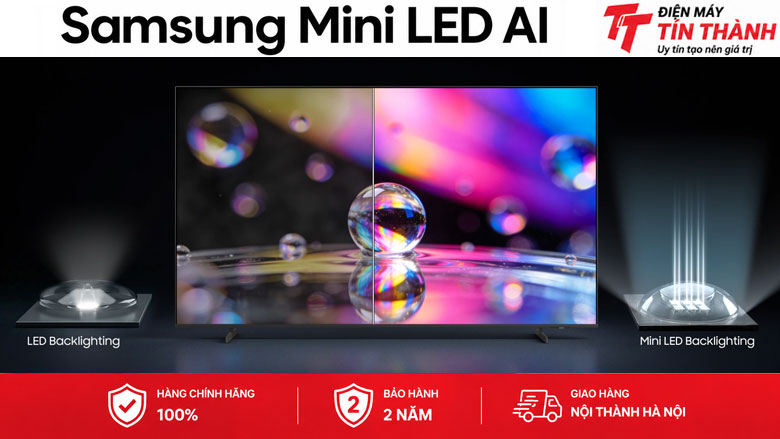 Smart Tivi Mini LED Samsung AI 4K 65 inch UA65M8EHA - Mini LED